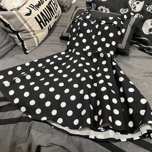 Polka dot starlit dress